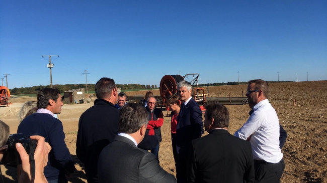 Visite de Laurent Wauquiez? à Fresnay-l?Évêque