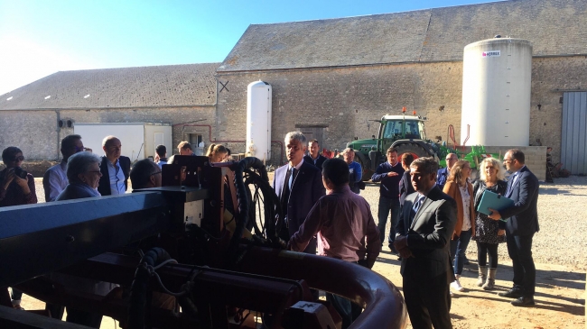 Visite de Laurent Wauquiez? à Fresnay-l?Évêque