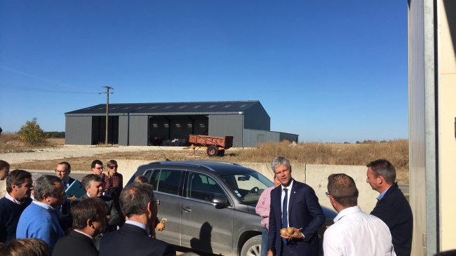 Visite de Laurent Wauquiez? à Fresnay-l?Évêque