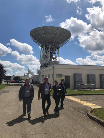 Visite du site d'Eutelsat