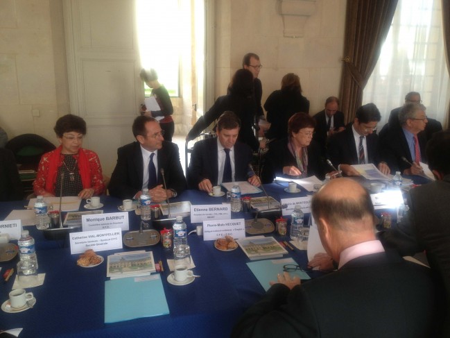 Première réunion du Comité National d'Orientation (CNO) de la Banque Publique d'Investissement (BPI) le 17 avril 2013 à Caen