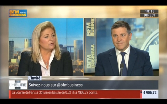 Intervention dans l'émission « 18h l'heure H » (BFM Business)