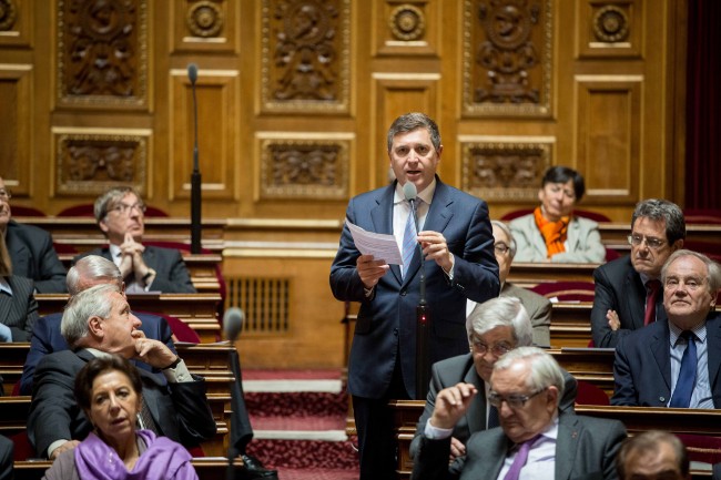 Intervention sur le ras-le-bol fiscal lors des questions d'actualité au gouvernement © Photo : CELIA LEROUGE