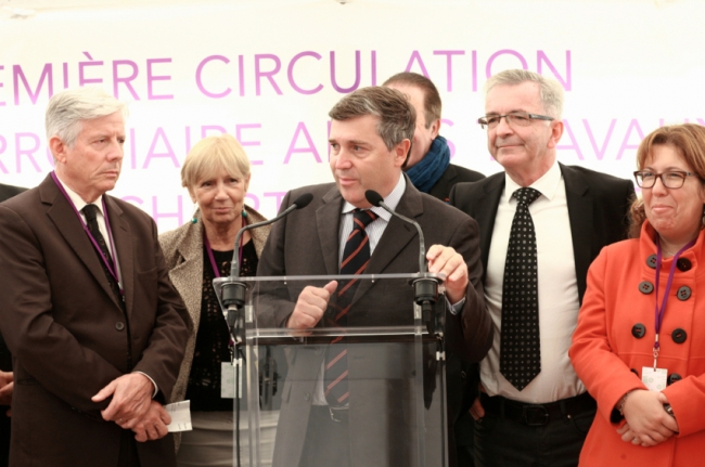 Inauguration le 21 septembre 2015 de la liaison SNCF Chartres-Voves, rénovée et modernisée - Crédit photo : © SNCF