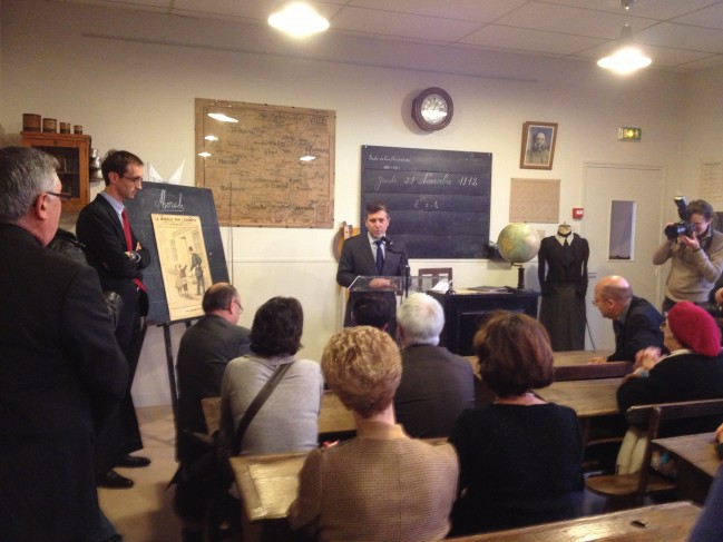 Inauguration du Musée de l'Ecole de Chartres et d'Eure-et-Loir le 30 novembre