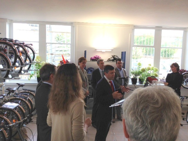 Inauguration de la Maison du Vélo de Chartres