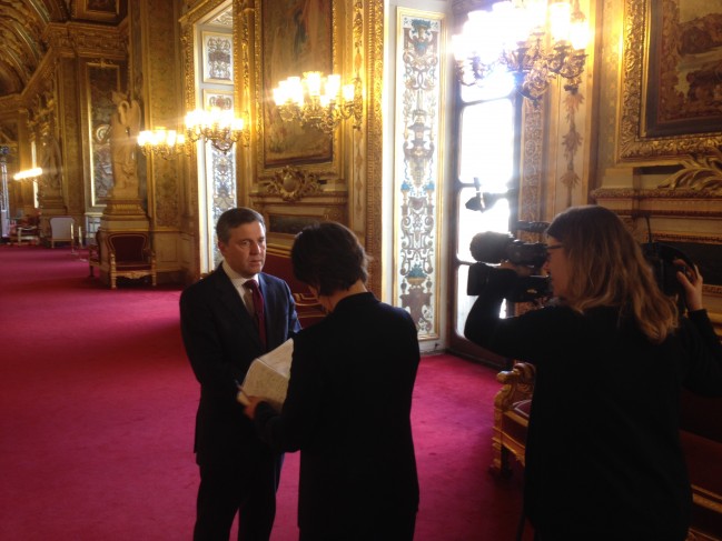 Intervention pour le journal de 19h de Public Sénat